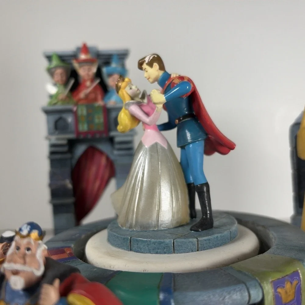 Disney Sleeping Beauty Once Upon a Dream Musical Snow Globe FOR PARTS